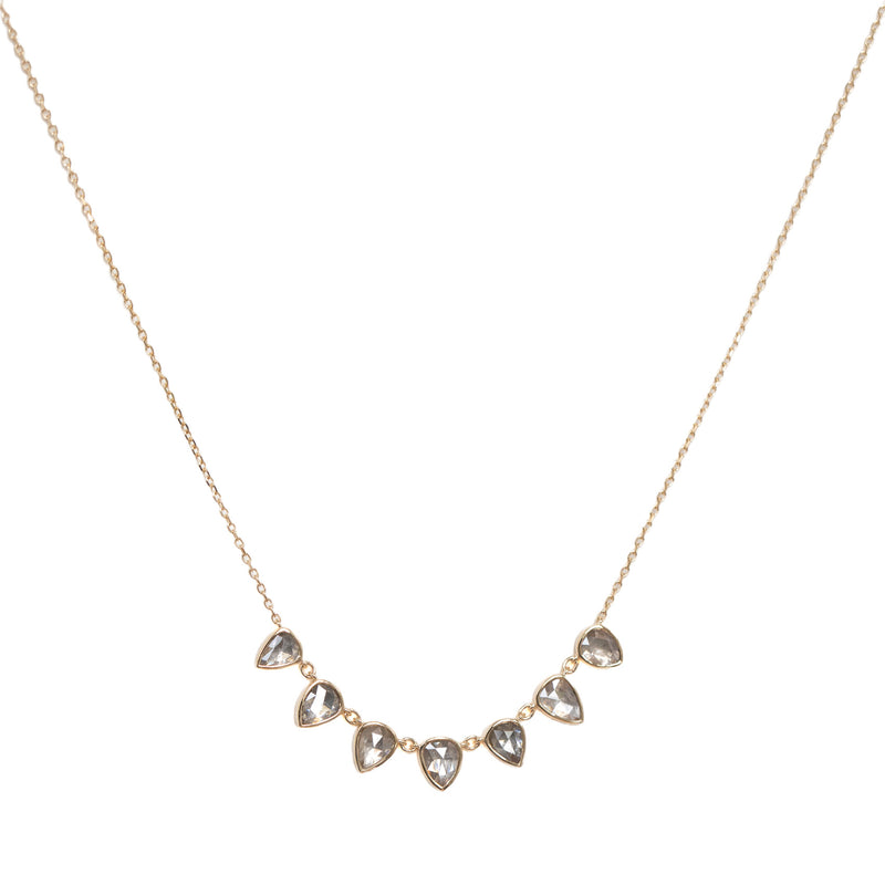 Celine Daoust Multi Gray Diamond Teardrop Pendant Necklace | Quadrum Gallery