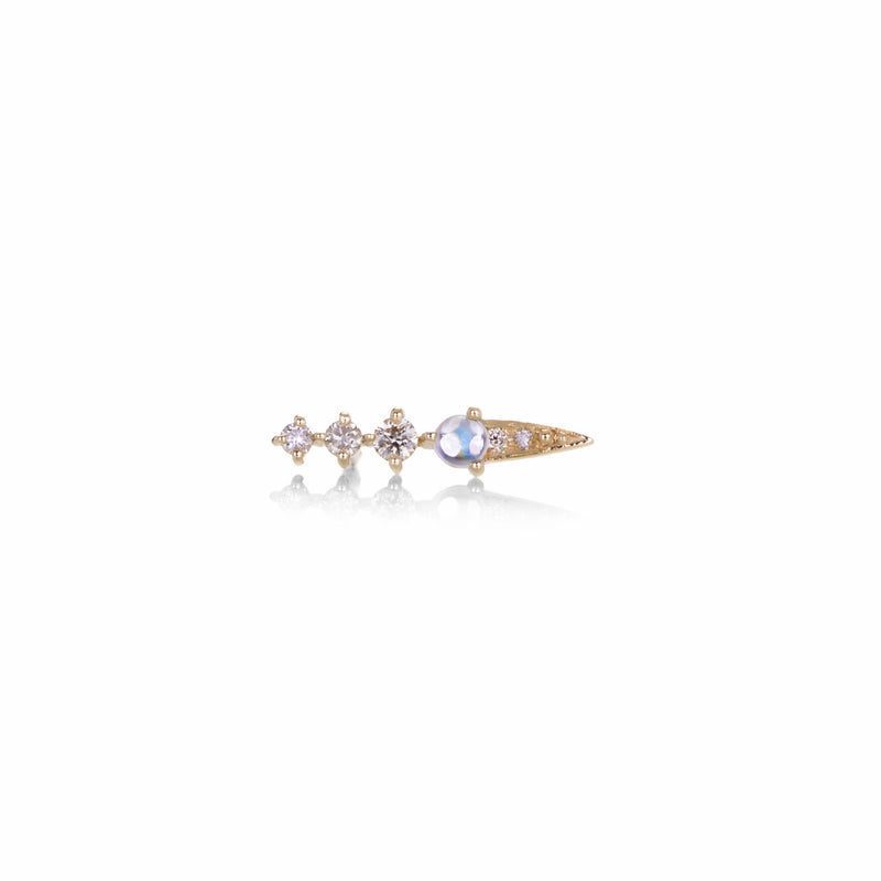 Celine Daoust Three Diamond Stud (Single) | Quadrum Gallery