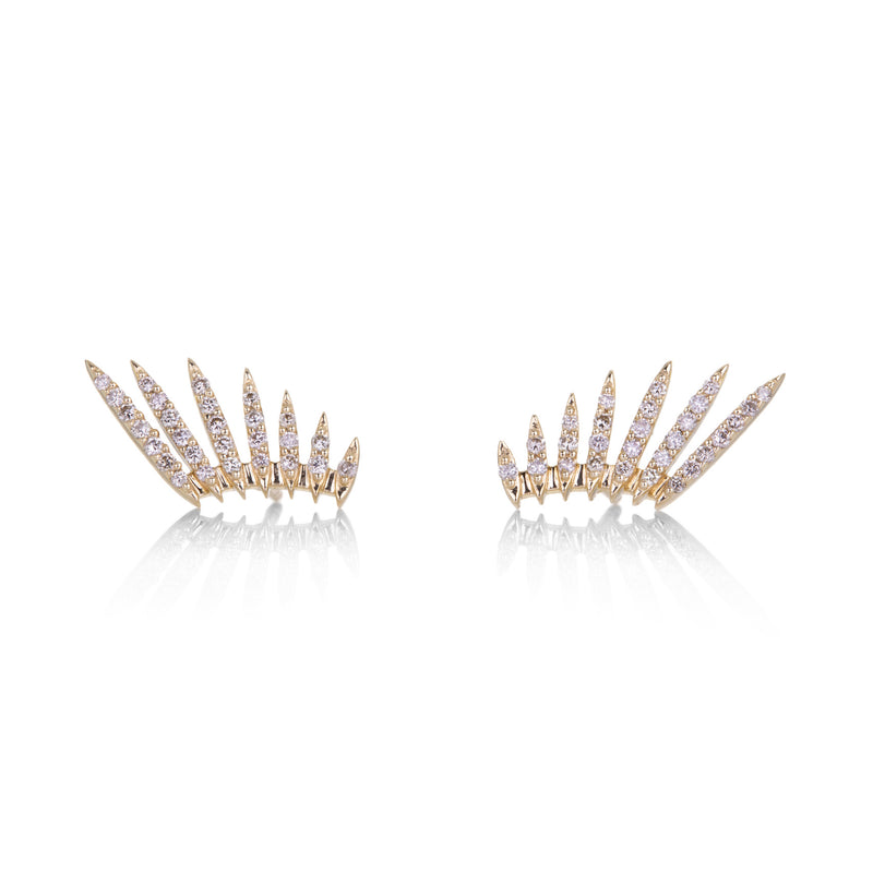 Celine Daoust Flying Diamond Wing Studs | Quadrum Gallery