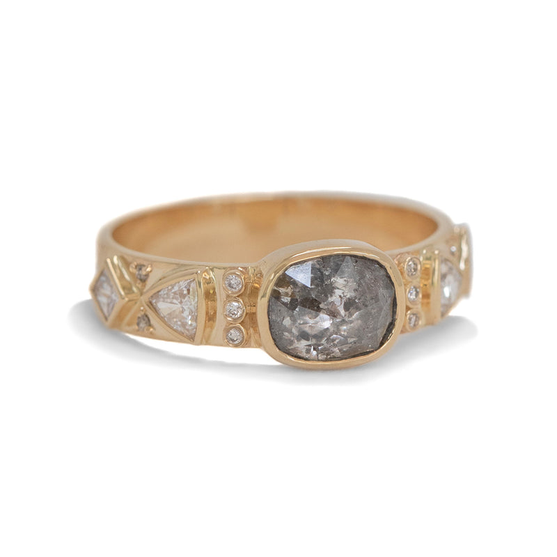 Celine Daoust Salt and Pepper Diamond Band | Quadrum Gallery