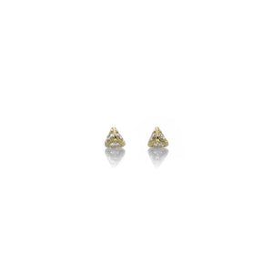 Diana Mitchell Pave Diamond Pyramid Studs | Quadrum Gallery