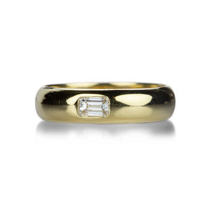 Diana Mitchell East-West Emerald Cut Diamond Band | Quadrum Gallery