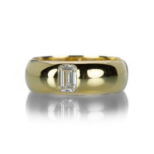 Diana Mitchell North-South Emerald Cut Diamond Band | Quadrum Gallery