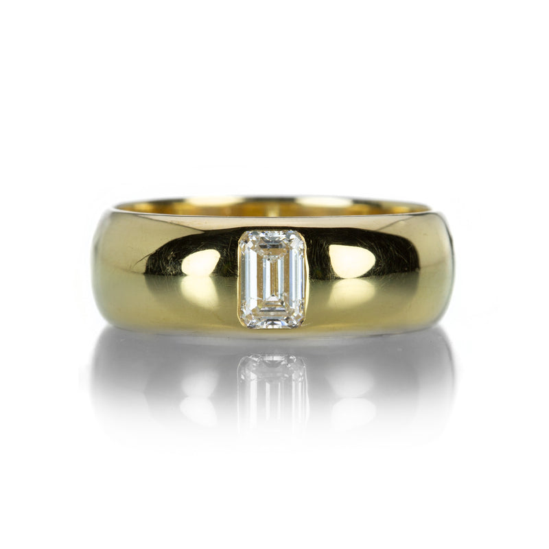 Diana Mitchell North-South Emerald Cut Diamond Band | Quadrum Gallery