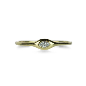 Diana Mitchell Mini Marquise Shaped Diamond Ring | Quadrum Gallery