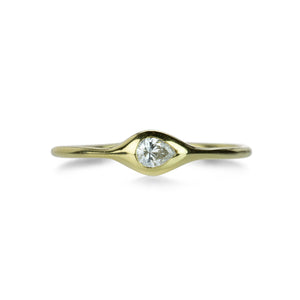 Diana Mitchell Mini Pear Shaped Diamond Ring | Quadrum Gallery