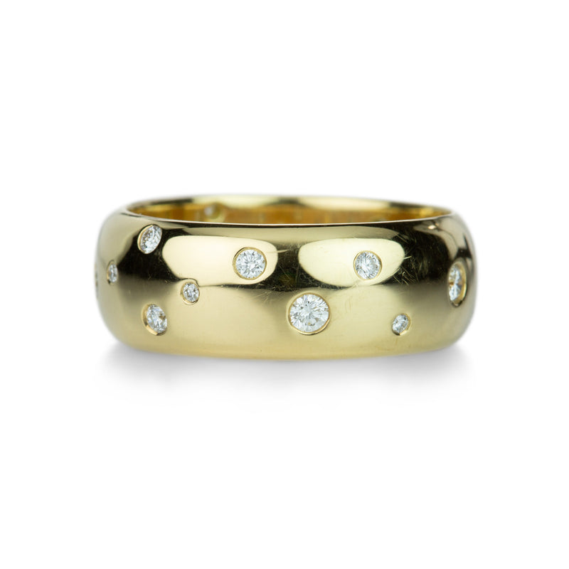 Diana Mitchell 18k Wide Sprinkle Band | Quadrum Gallery