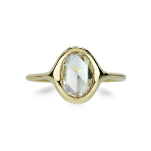 Diana Mitchell 18k Oval Rose Cut Diamond Ring | Quadrum Gallery