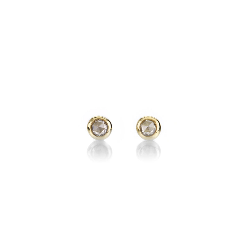 Diana Mitchell Tiny Diamond Rose Cut Studs  | Quadrum Gallery