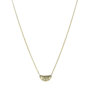 Diana Mitchell Pave Diamond Sunrise Necklace | Quadrum Gallery