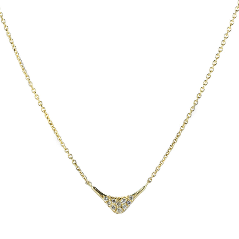 Diana Mitchell Pave Diamond Wave Necklace | Quadrum Gallery