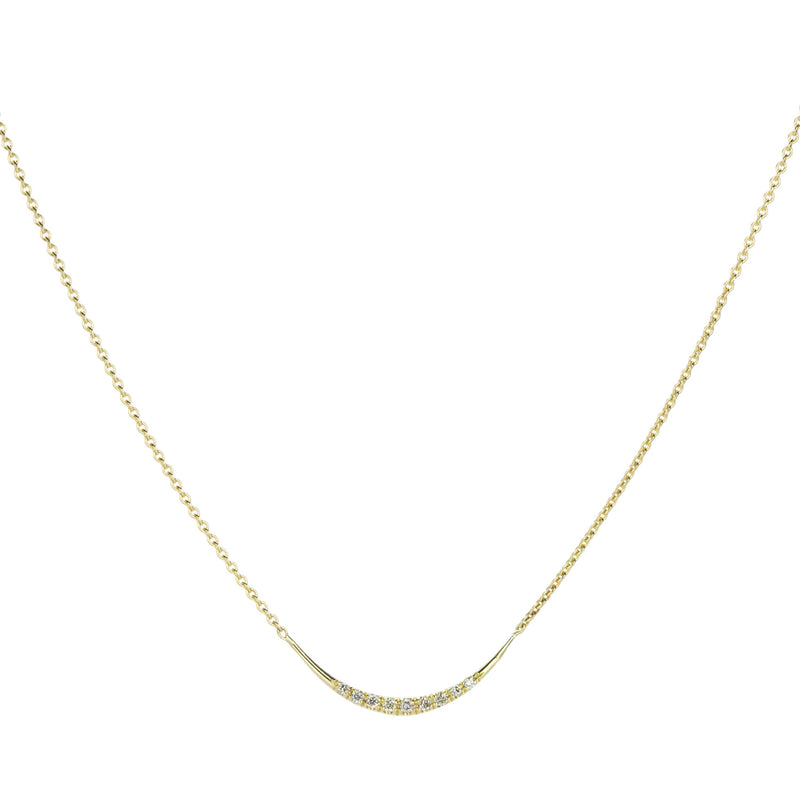 Diana Mitchell Champagne Diamond Arch Necklace | Quadrum Gallery