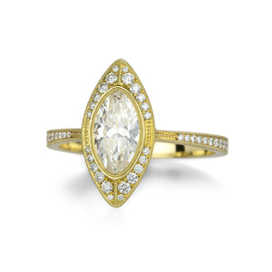 Erika Winters Virginia Halo Marquise Diamond Ring | Quadrum Gallery