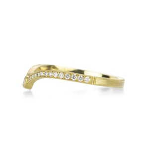 Erika Winters Twyla Contour Band with Round Diamond | Quadrum Gallery