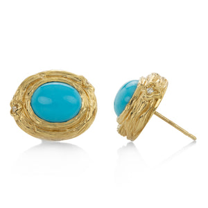 Fannie Thomas Turquoise Nest Studs | Quadrum Gallery