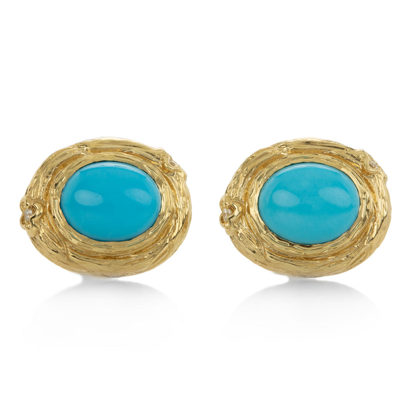 Fannie Thomas Turquoise Nest Studs | Quadrum Gallery