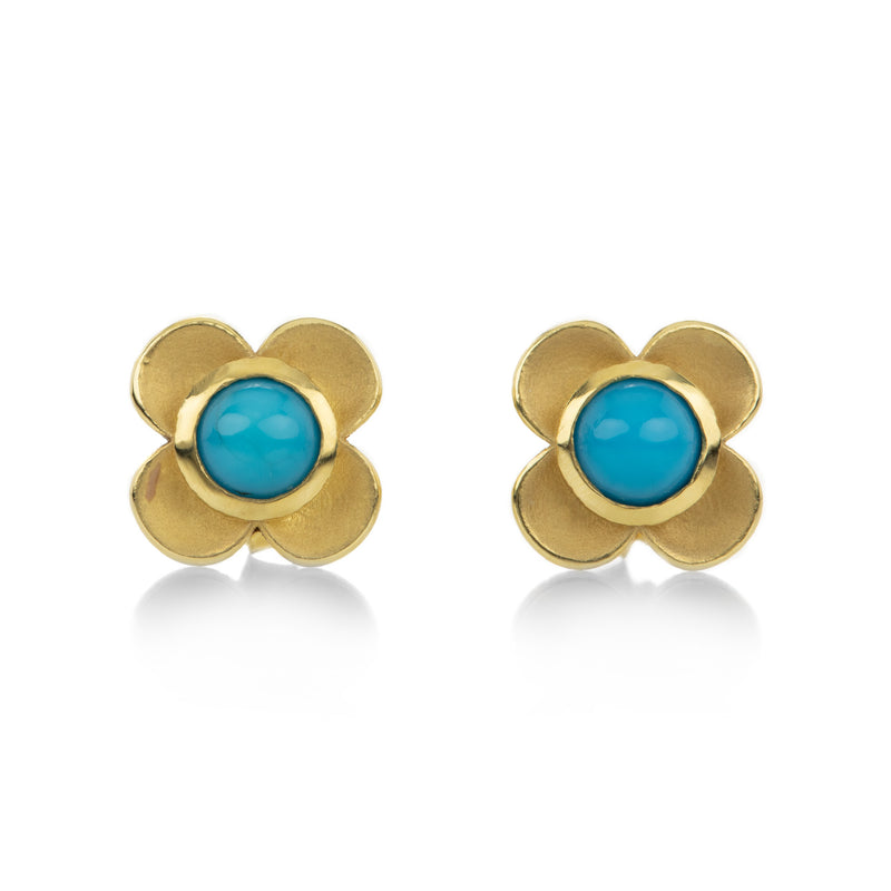 Fannie Thomas Turquoise Primrose Studs | Quadrum Gallery