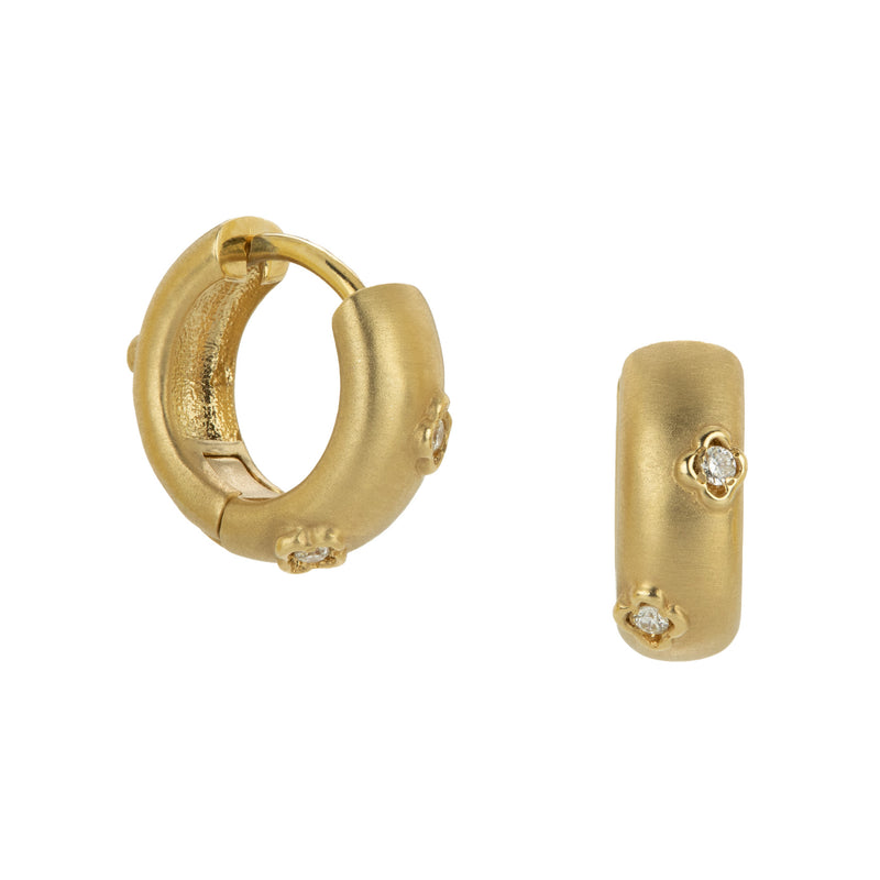Fannie Thomas Primrose Hoops | Quadrum Gallery