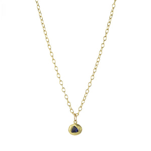 Fannie Thomas Tanzanite Pebble Pendant (Pendant Only) | Quadrum Gallery