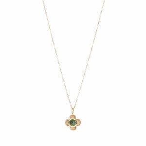 Fannie Thomas Green Tourmaline Primrose Pendant | Quadrum Gallery