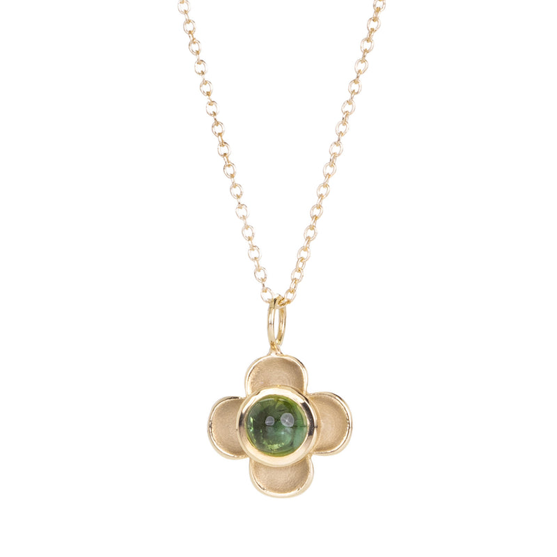 Fannie Thomas Green Tourmaline Primrose Pendant | Quadrum Gallery