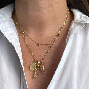 Fannie Thomas 18k Faith, Hope, Love & Joy Charm (Charm Only) | Quadrum Gallery