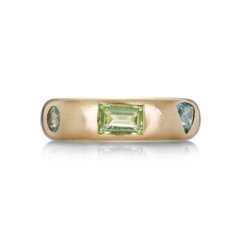 Fannie Thomas 14k Viola Ring with Green Tourmaline | Quadrum Gallery