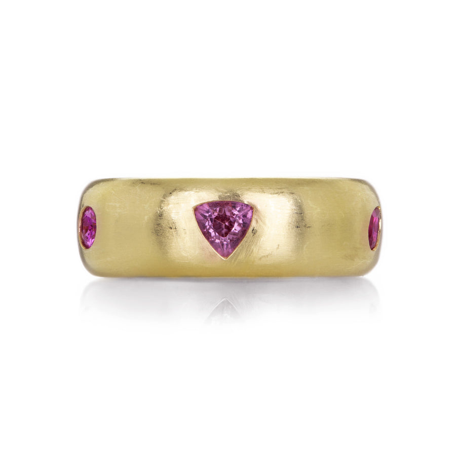 Fannie Thomas 14k Viola Ring with Ruby and Spinel  | Quadrum Gallery