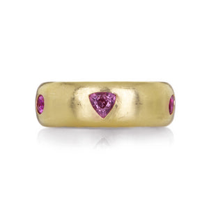 Fannie Thomas 14k Viola Ring with Ruby and Spinel  | Quadrum Gallery