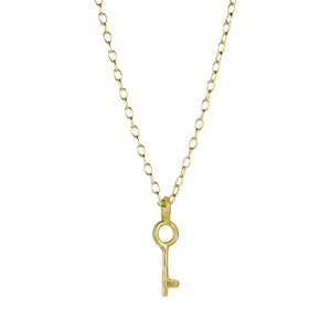 Fannie Thomas 18k Yellow Gold Key Charm (Charm Only) | Quadrum Gallery