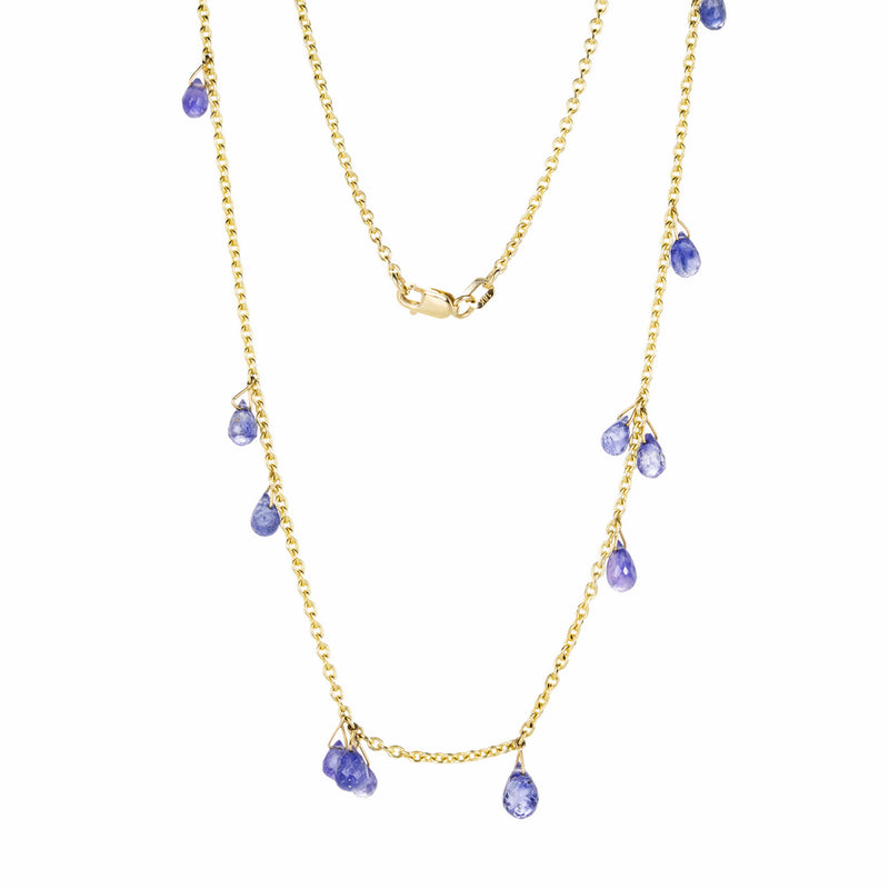 Fannie Thomas 18k Gold Fairy Wing Necklace  | Quadrum Gallery