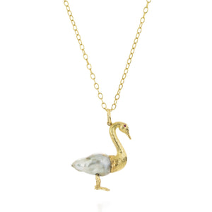Fannie Thomas Black Swan Pearl Pendant (Pendant Only) | Quadrum Gallery