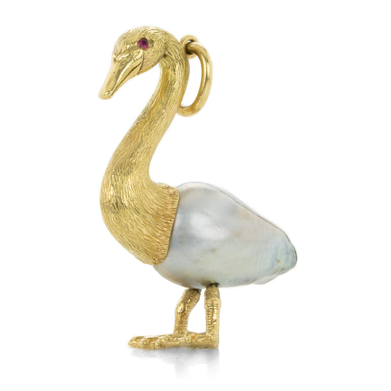 Fannie Thomas Black Swan Pearl Pendant (Pendant Only) | Quadrum Gallery