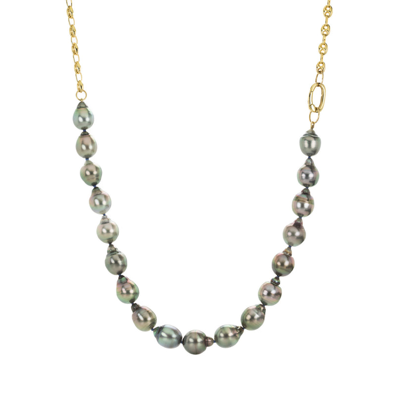 Fannie Thomas Puff Chain with Baroque Gray Pearls | Quadrum Gallery