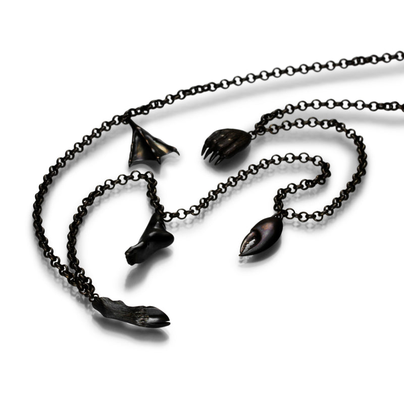 Gabriella Kiss Long Bronze Foot Necklace | Quadrum Gallery