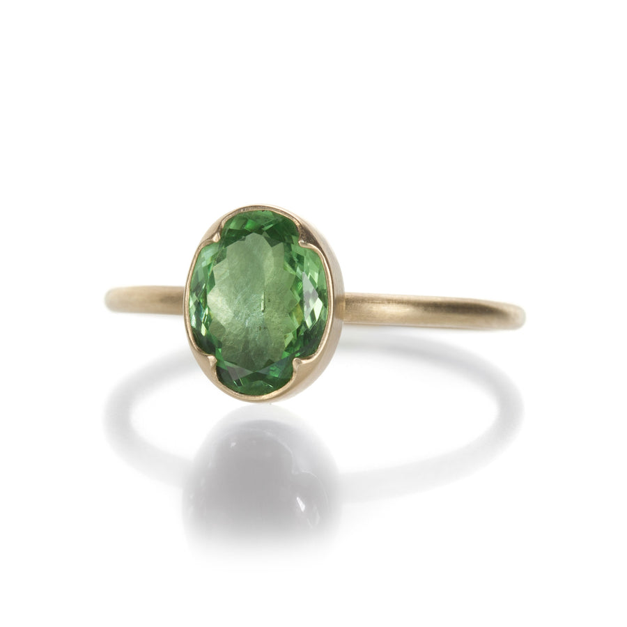 Gabriella Kiss Oval Tsavorite Ring | Quadrum Gallery