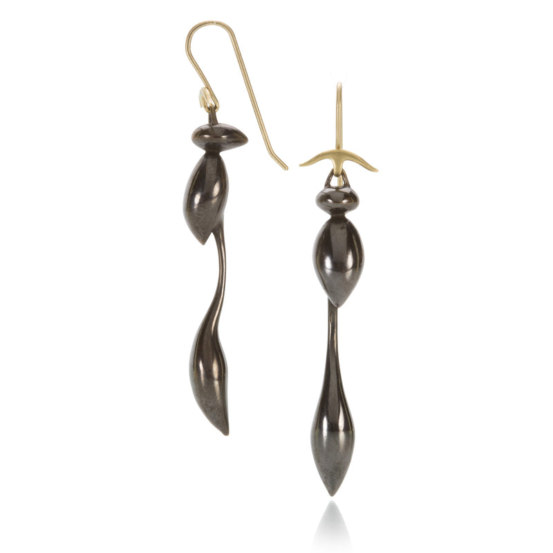 Gabriella Kiss Large Bronze Wingless Wasp Earrings | Quadrum Gallery