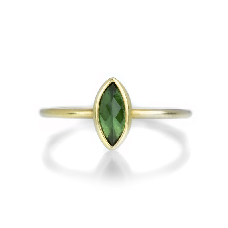 Gabriella Kiss Marquise Green Tourmaline Ring | Quadrum Gallery