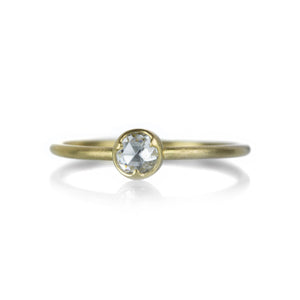 Gabriella Kiss Round White Rose Cut Diamond Ring | Quadrum Gallery