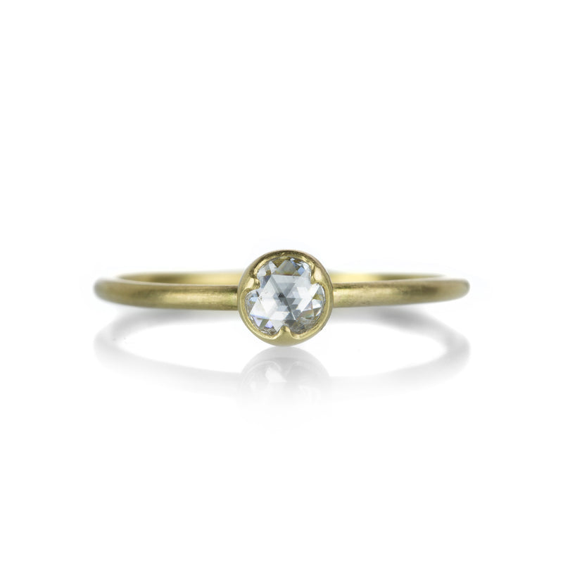 Gabriella Kiss Round White Rose Cut Diamond Ring | Quadrum Gallery