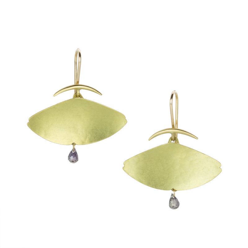 Gabriella Kiss Hammered Fan Scallop Earrings | Quadrum Gallery