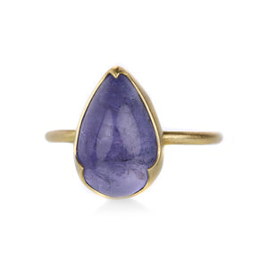 Gabriella Kiss 18k Pear Shaped Tanzanite Ring | Quadrum Gallery