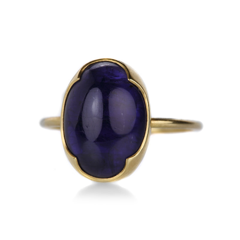 Gabriella Kiss 18k Oval Iolite Ring | Quadrum Gallery
