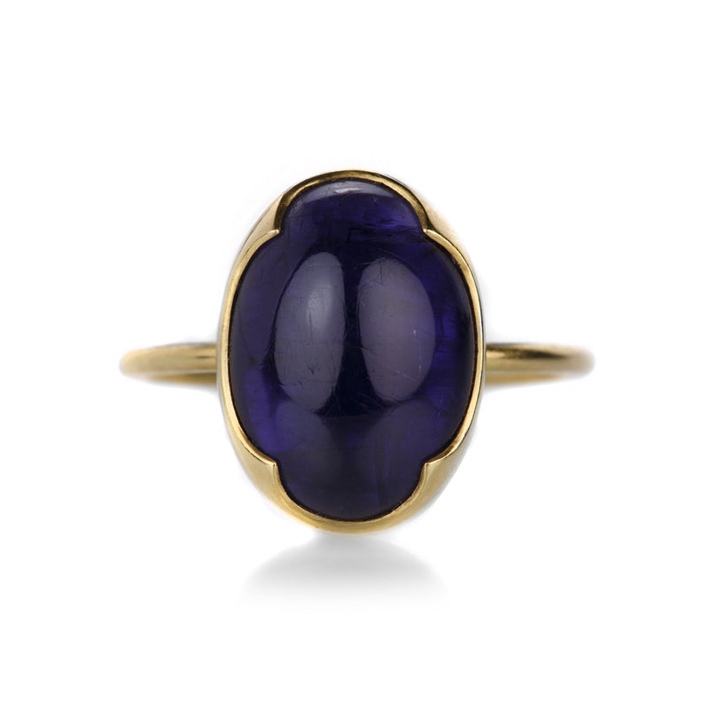 Gabriella Kiss 18k Oval Iolite Ring | Quadrum Gallery