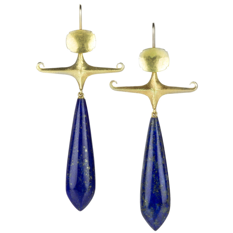 Gabriella Kiss Lapis Dancing Ladies Earrings | Quadrum Gallery