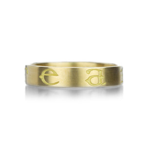 Gabriella Kiss 18k Yellow Gold Creare Band | Quadrum Gallery