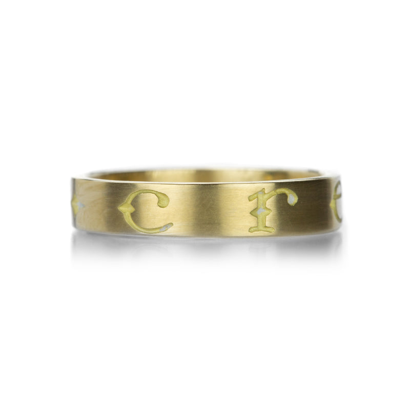 Gabriella Kiss 18k Yellow Gold Creare Band | Quadrum Gallery