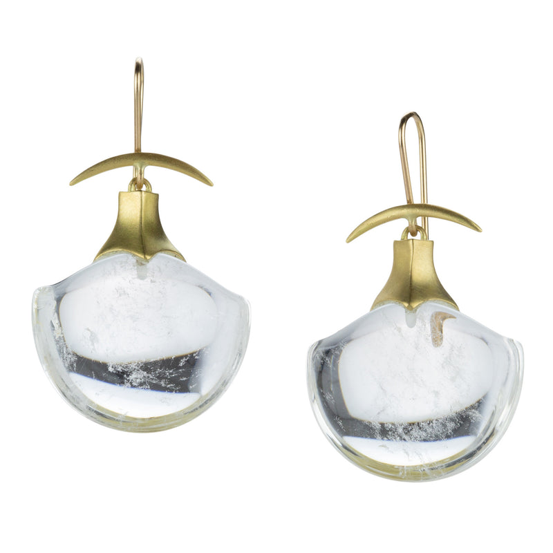 Gabriella Kiss Rock Crystal Amphorae Earrings | Quadrum Gallery