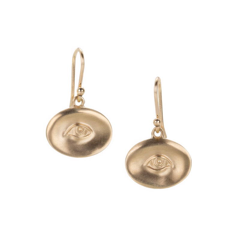 Gabriella Kiss 10k Small Eye Earrings | Quadrum Gallery