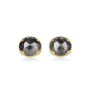 Gabriella Kiss Salt and Pepper Diamond Stud Earrings  | Quadrum Gallery